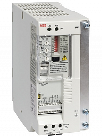 Частотный преобразователь ABB ACS55-01N-01A4-1, 0.18 кВт, 110 В, 1 фаза, IP20, без фильтра ЭМС