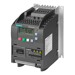 Преобразователь частоты Siemens v20 6SL3210-5BE21-5CV0 3ф c фил. С3 4.1А 1.5кВт 380В