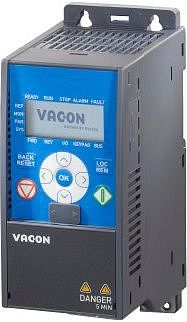 Частотный преобразователь VACON0010-3L-0002-4+DLRU+LLRU 0,55кВт 380В