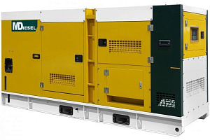 Дизельный генератор MitsuDiesel МД АД-150С-Т400-2РКМ29 в шумозащитном кожухе с АВР ДизельЭнергоРесурс
