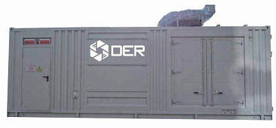 Дизельный генератор MGE P800CS 6300 В  в контейнере ДЭР